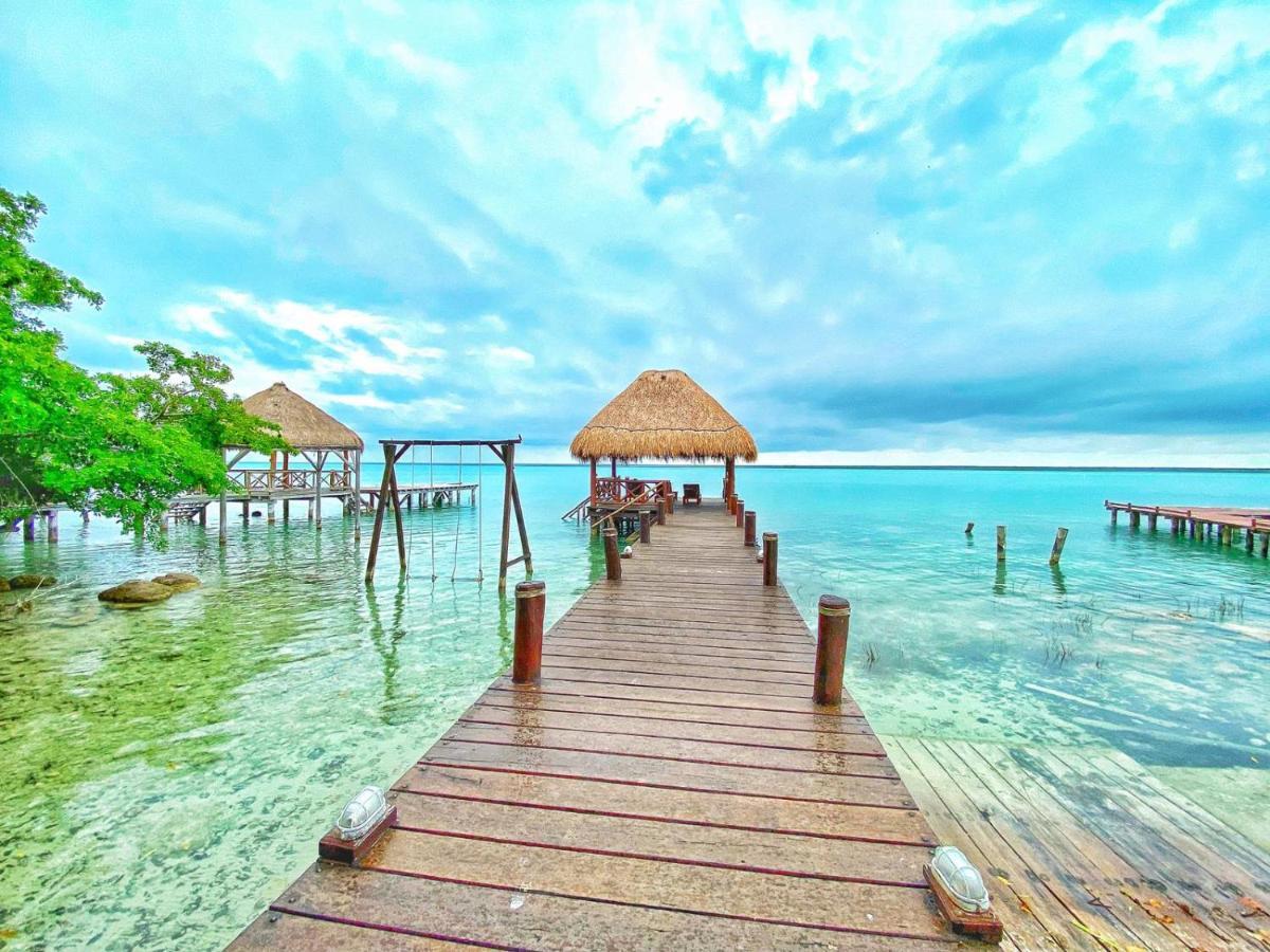 Hotel Boutique Las Nubes Bacalar Esterno foto
