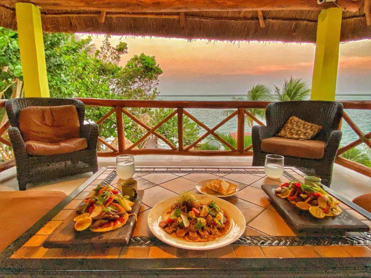 Hotel Boutique Las Nubes Bacalar Esterno foto