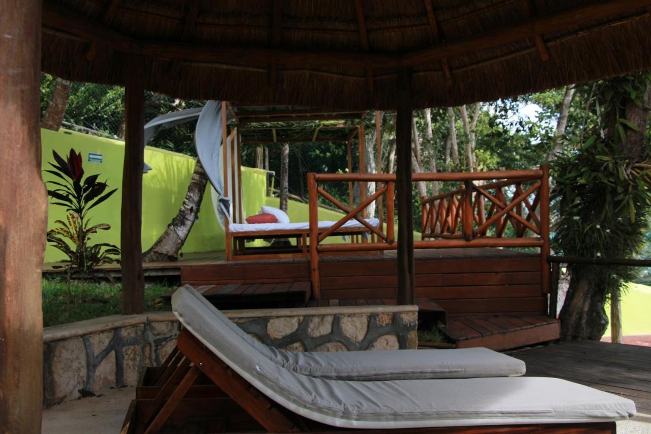 Hotel Boutique Las Nubes Bacalar Esterno foto